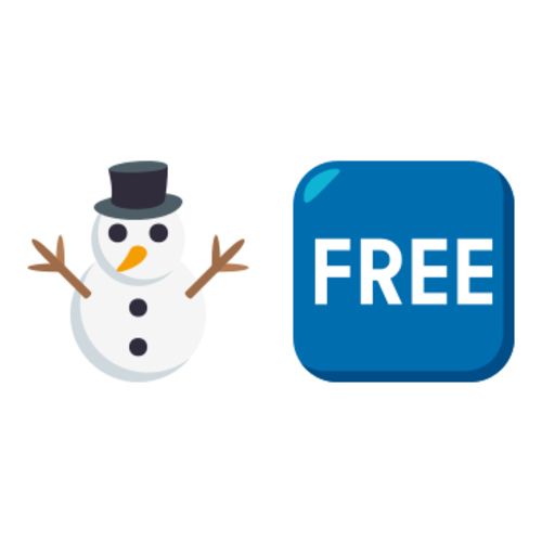 ⛄🆓 Emoji Domain EmojiOne rendering